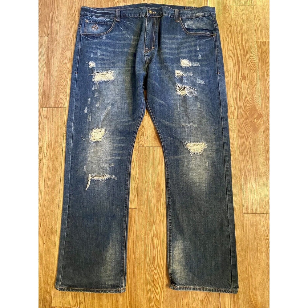 Eight 732 Men's Jeans Tagged 48 X 34 Big Tall Men's Hip‎ Hop Baggy Y2K F